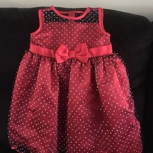 Penelope Mack red n white polka dot dress